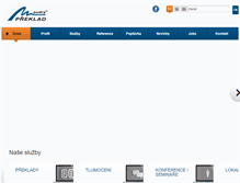 Tablet Screenshot of moudrypreklad.cz